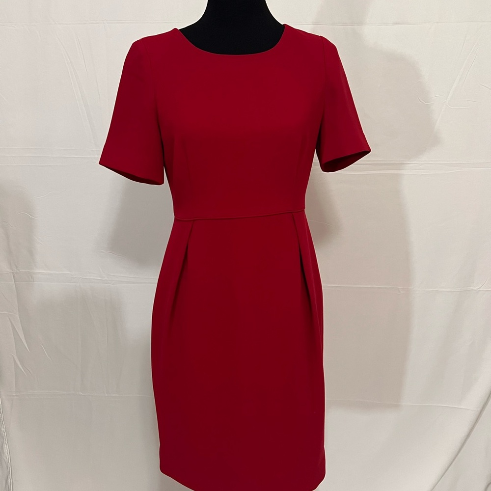 J. Crew Classic Red Mini Dress